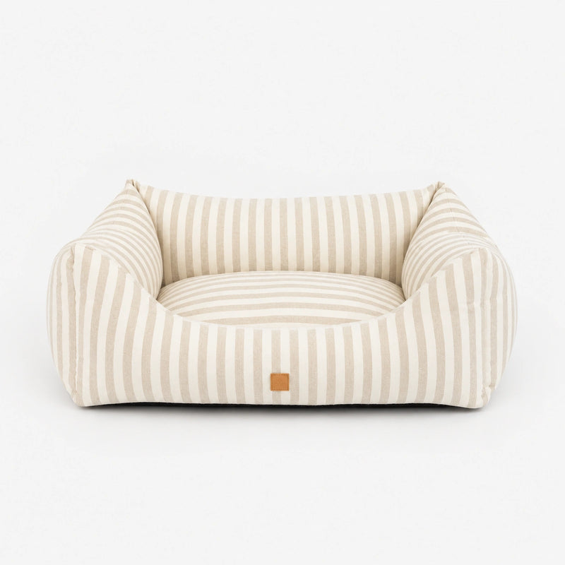 Kingston - Striped Canvas - Luxury Dog Bed