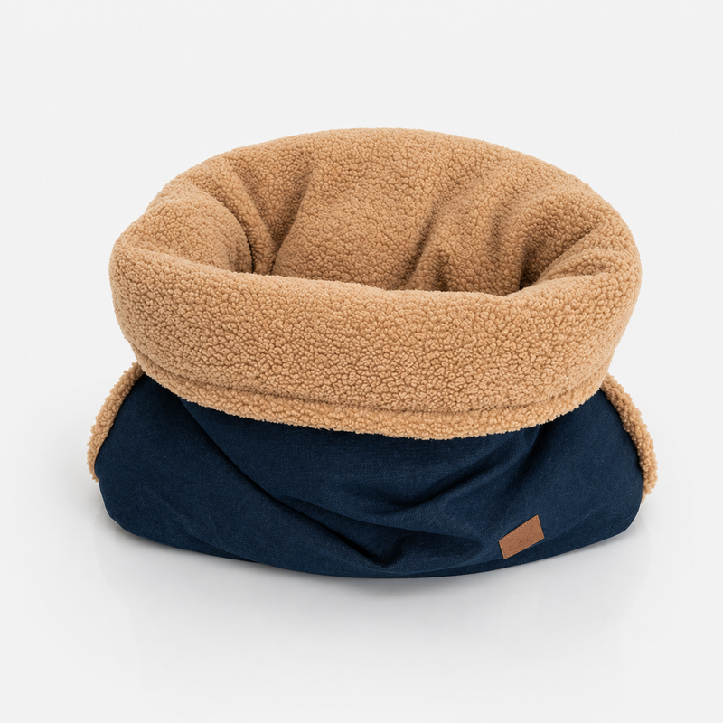 Snuggle Denim (fourrure Teddy)